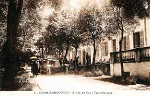 Hammam-Meskoutine - Arrivee des Cars Transatlantique